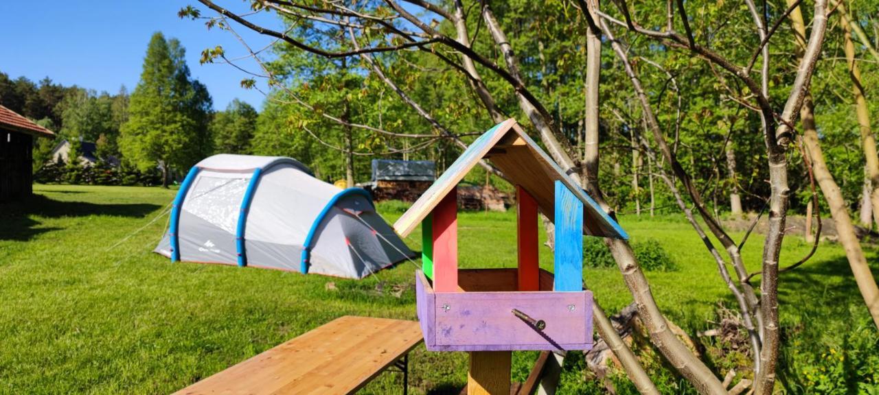Ferienwohnung & Campingplatz Vor Dem Berg Heideblick Bagian luar foto