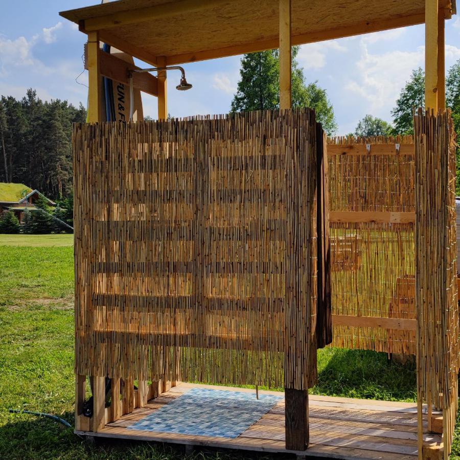 Ferienwohnung & Campingplatz Vor Dem Berg Heideblick Bagian luar foto